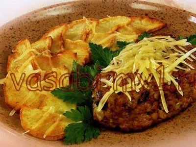 Котлеты с грибами и сыром Котлеты с грибами и сыром
