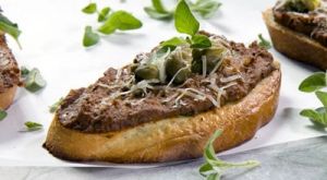 Кростини с печенью Кростини с печенью