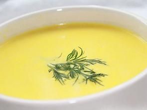 Кукурузный крем-суп с креветками Кукурузный крем-суп с креветками
