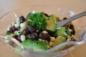 Кукурузный салат с фасолью Кукурузный салат с фасолью
