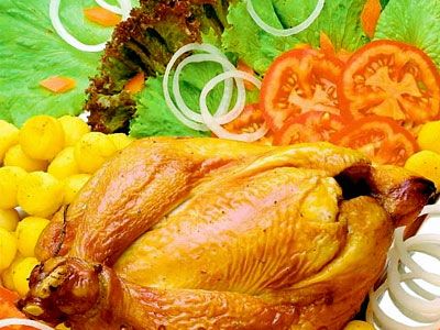 Курица запеченая целиком Курица запеченая целиком