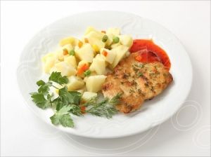 Куриная грудка жареная Куриная грудка жареная