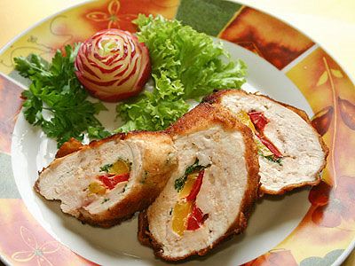 Куриное филе с болгарским перцем Куриное филе с болгарским перцем