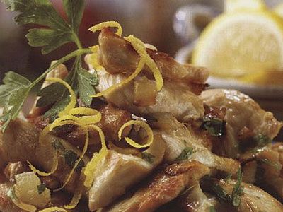 Куриное филе в лимонном соусе Куриное филе в лимонном соусе