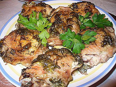 Куриные бедрышки с сырной начинкой Куриные бедрышки с сырной начинкой