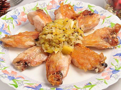Куриные крылышки по-индийски Куриные крылышки по-индийски