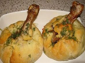 Куриные ножки в мешочке с картошечкой и грибами Куриные ножки в мешочке с картошечкой и грибами