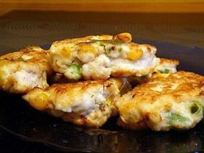 Куриные оладьи с кукурузой и фасолью Куриные оладьи с кукурузой и фасолью