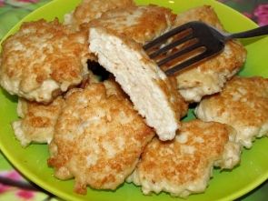 Куриные оладьи Куриные оладьи