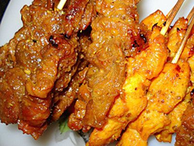 Куриные шашлычки с кунжутом Куриные шашлычки с кунжутом