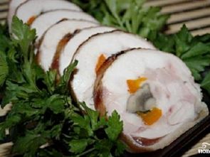 Куриный рулет с грибами и перцем Куриный рулет с грибами и перцем