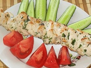Куриный шашлык в чесночном маринаде
