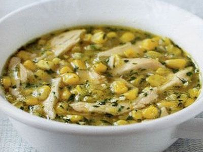 Куриный суп с кукурузой Куриный суп с кукурузой