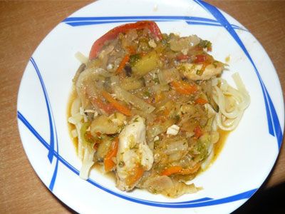 Лагман с курицей Лагман с курицей