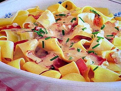 Лапша с ветчиной Лапша с ветчиной
