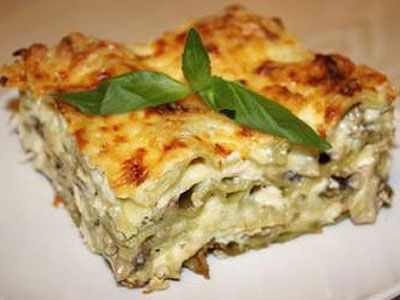 Лазанья с курицей и грибами Лазанья с курицей и грибами