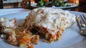 Лазанья с курицей и сыром Лазанья с курицей и сыром