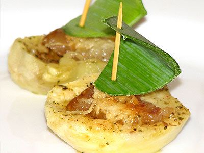 Лодочки из картофеля Лодочки из картофеля