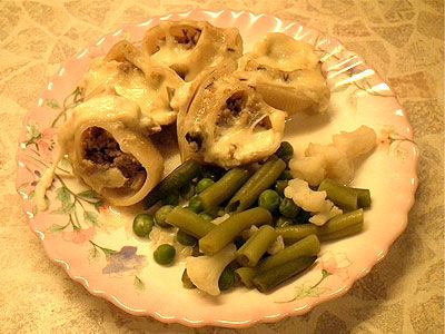 Лумакони с грибами Лумакони с грибами