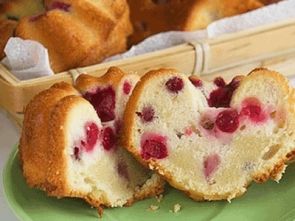Маффины на йогурте с клюквой Маффины на йогурте с клюквой