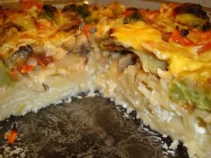 Макаронно-мясная запеканка Макаронно-мясная запеканка
