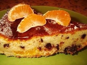 Мандариновая шарлотка Мандариновая шарлотка