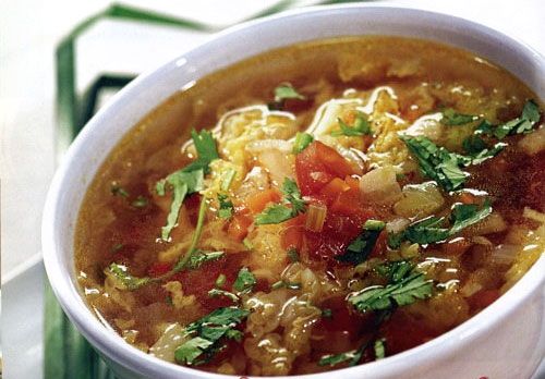Марокканская овощная похлебка с гренками Марокканская овощная похлебка с гренками