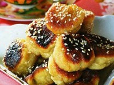 Медовые лепешки в сахарном сиропе