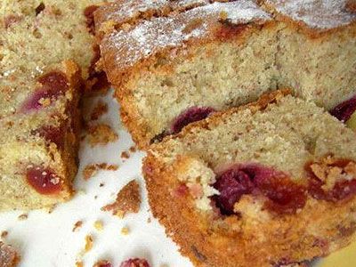 Миндальный кекс с вишней Миндальный кекс с вишней