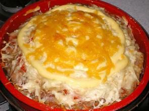 Молодой картофель под брынзовой шубкой Молодой картофель под брынзовой шубкой