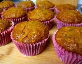 Морковные маффины с фундуком Морковные маффины с фундуком