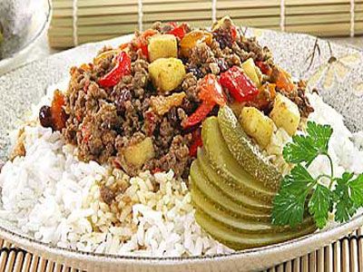 Мясное карри с рисом Мясное карри с рисом