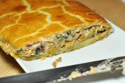 Мясной пирог с брынзой Мясной пирог с брынзой