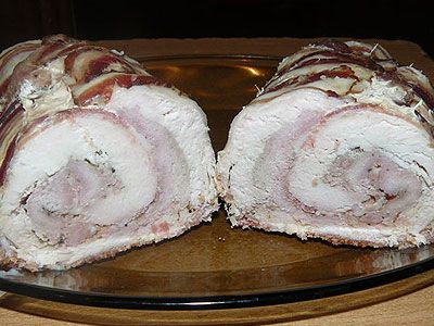 Мясной рулет с беконом Мясной рулет с беконом