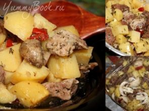 Мясо с картофелем в "рукаве" Мясо с картофелем в "рукаве"