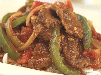 Мясо жаренное с перцем Мясо жаренное с перцем