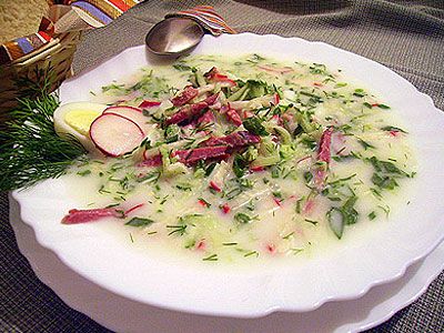 Окрошка овощная Окрошка овощная