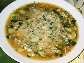 Окрошка с мясом Окрошка с мясом