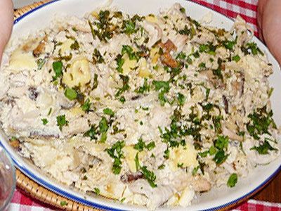 Омлет с курицей по-японски Омлет с курицей по-японски