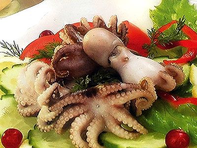 Осьминоги с лимоном Осьминоги с лимоном