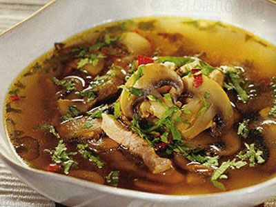 Острый куриный суп Острый куриный суп