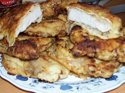 Отбивное мясо в ореховой муке Отбивное мясо в ореховой муке