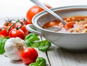 Овощной суп с рисом Овощной суп с рисом