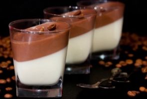 Панна-котта с шоколадом и сгущённым молоком Панна-котта с шоколадом и сгущённым молоком