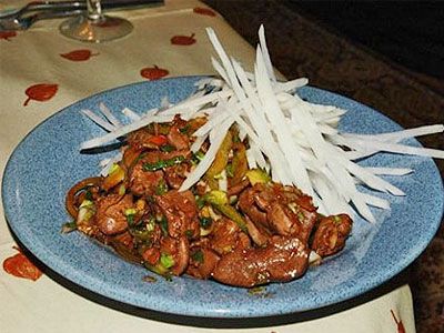 Печень куриная «По-японски» Печень куриная «По-японски»