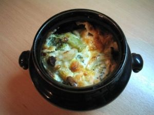 Печень, тушенная с грибами Печень, тушенная с грибами