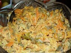Печеночный салат Печеночный салат