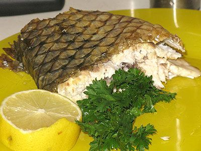 Пеленгас запечёный с лимоном и зеленью Пеленгас запечёный с лимоном и зеленью