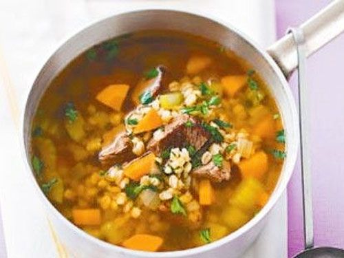 Перловый суп я мясом ягненка Перловый суп я мясом ягненка