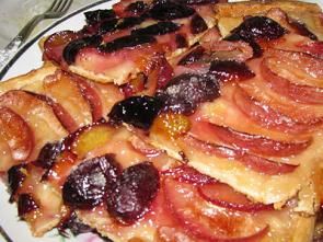 Песочный пирог с фруктами Песочный пирог с фруктами